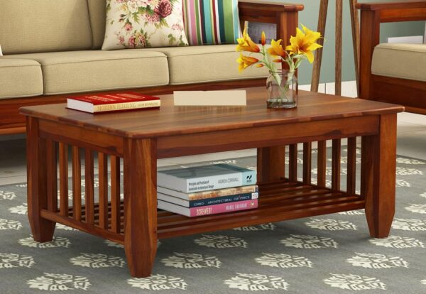 AASALIYA Wooden Center Coffee Table with Storage